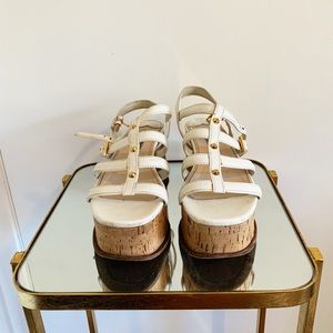 Prada Strappy Platform Sandals